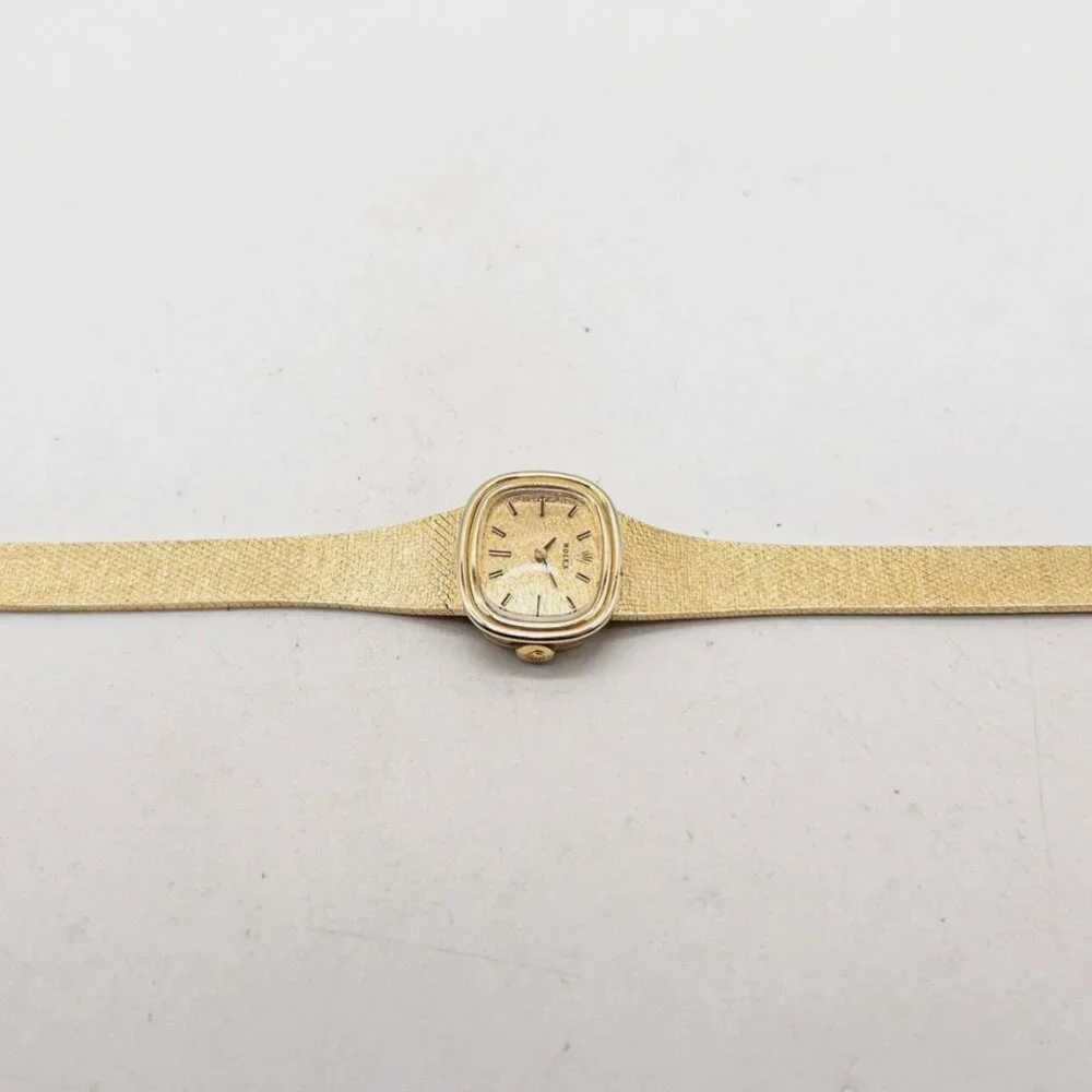 ROLEX CELLINI 14k Yellow Gold 17mm Ladies Dress Watch & BOX - Picture 6 of 10